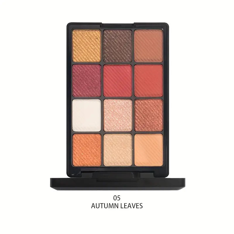 Matte Shimmer Glitter Nude 12 Colors Eyeshadow Palette